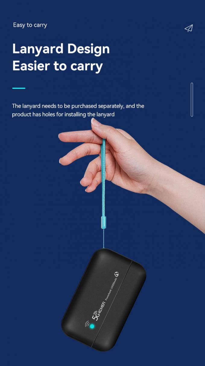 Routeurs Wifi 4G G41 B2 B4 B7 B28 Wifi de poche portable avec carte SIM 150 Mbps Mifis sans fil avec batterie externe 6