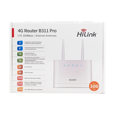 acheter 4G Wifi Router B311 Pro OEM&ODM Routeur sans fil Wifi 4G Lte Avec Banque de puissance Prix du routeur sans fil online manufacture