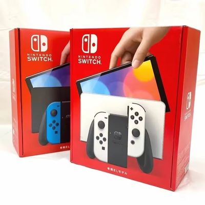 acheter Console OLED de 32 Go avec bleu néon et 3000 jeux intégrés pour Nintendo Switch online manufacture