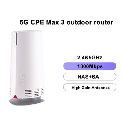 acheter 5G CPE Max 3 Outdoor Outdoor Mesh Wireless Unlocked LTE 5G CPE Hotspot Router Wifi 6 Routers online manufacture